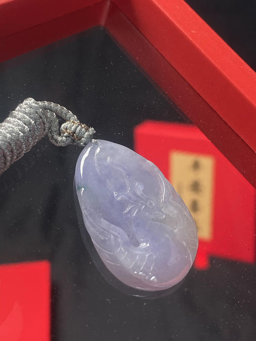 翡翠紫罗兰凤凰挂件 商品图3