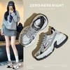 ZHR则则透气网面厚底老爹鞋女2024新款秋季百搭休闲运动鞋增高鞋 商品缩略图1