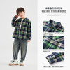 【件件底价，童装双倍积分】多多家男童衬衫纯棉儿童衬衣春秋季2025新款男孩外穿格纹外套上衣10261 商品缩略图2