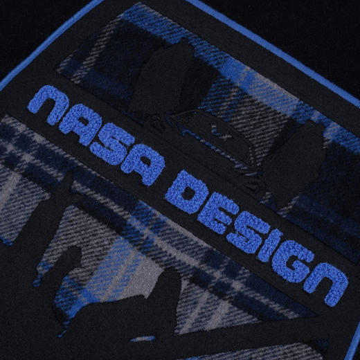 S.LAB | NASA赛车系列羊毛棒球夹克棉服 商品图5