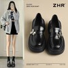 ZHR则则蝴蝶乐福鞋女2025春新款百搭小英伦厚底单鞋一脚蹬小皮鞋 商品缩略图0