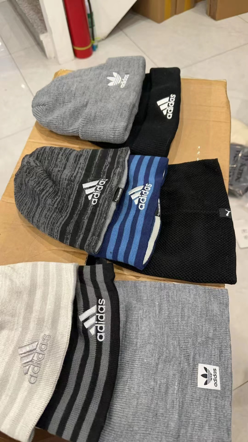全新正品阿迪达斯和彪马冬帽