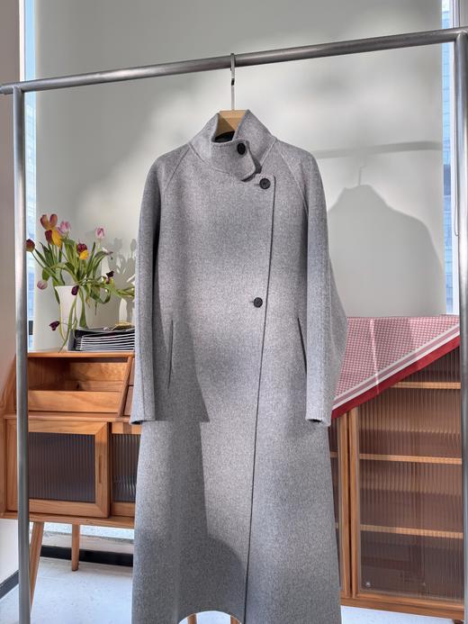 （稀缺货源）火桐hooton 全羊绒烟囱领双面呢大衣MHX006+MHX008 商品图4