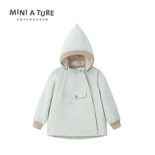 25新款 | 丹麦Mini a ture春秋薄款童装精灵帽夹克薄款防水外套夹克（绒里）18m+ 商品图2