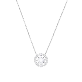 9009652861374 施华洛世奇SWAROVSKI 官方授权 白色跳动的心 项链女锁骨链女 520礼物