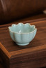汝瓷 玛瑙天青釉 开片茶具莲花杯新品 釉色素雅高洁 净淡雅 莲花设计线条美 幽若芳菲 丰韵有致 商品缩略图0