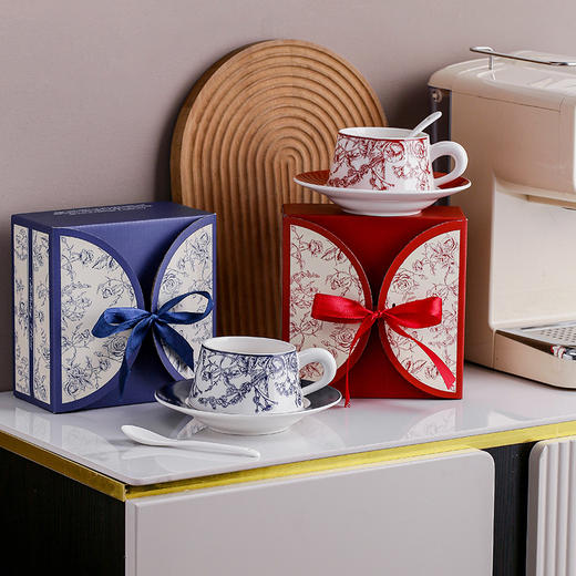 伴手礼首选  | 共禾京品咖啡杯碟320ml（两色可选） 商品图5