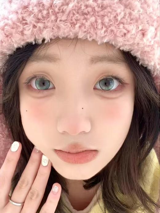 【大直径半年抛】LOVEIIKIRA-铃香幽兰绿-14.5mm【半年抛 0-1000度 含有525/575】着色13.9mm 商品图5