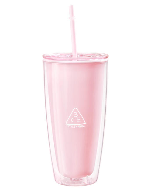 6972750300881 三熹玉3CE 三熹玉 粉色双层吸管杯 商品图1