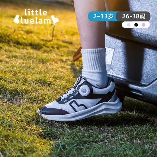TY-【超轻回弹 佳】小蓝羊2025春新款儿童运动鞋中大童校园篮球鞋超轻缓震儿童跑步鞋- 蒲公英跑步鞋 商品图2