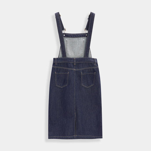 【小个子】 IEF/爱依服2025 春季 港式时尚休闲复古风通勤百搭牛仔背带裙DS40929 商品图1