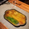 0591【国企严选，山海食材】【瓷漆器茶盘】非遗技艺大漆流金枫叶小茶台 福州茶盘家用黑檀木茶室装饰大小号壶承干泡 分享盘/00210016B 商品缩略图0