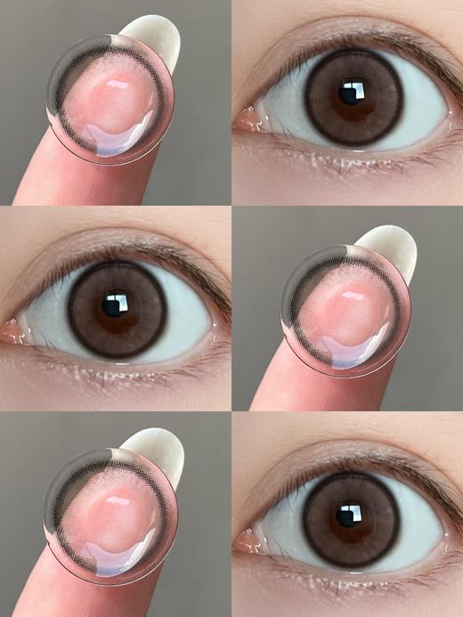 Pinkg半年抛·燕麦拿铁·14.5mm中大着色·韩产2片 商品图6