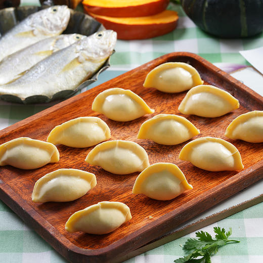 【临期特惠，3.26号到期，介意慎拍】饺小歌黄花鱼水饺240克*4袋（加赠一袋，到手五袋） 商品图2