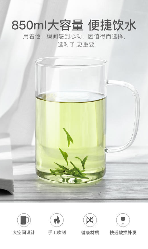 雅集玻璃杯豪饮杯850ml贴花(巴西/世界杯) 商品图2