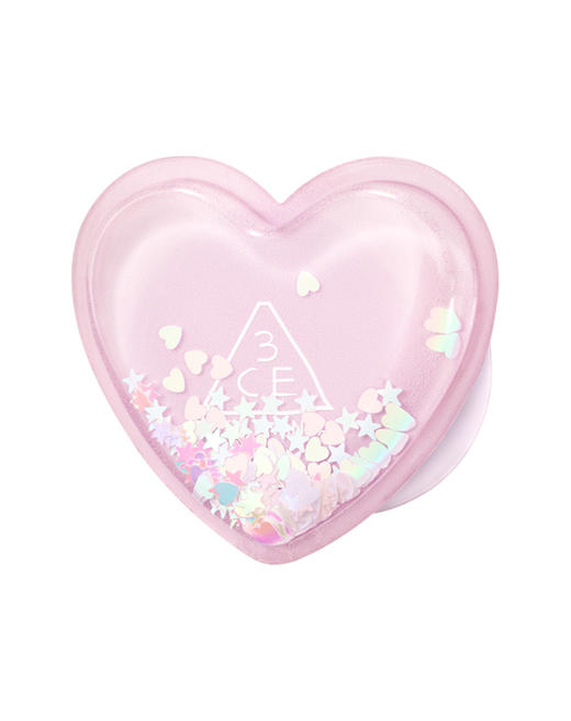 6974660133702 三熹玉3CE 三熹玉 粉色爱心流沙手机支架 商品图1