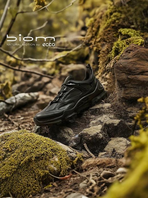 ECCO爱步 防水运动鞋男 皮面休闲鞋户外男鞋 健步BIOMC踪迹 商品图0