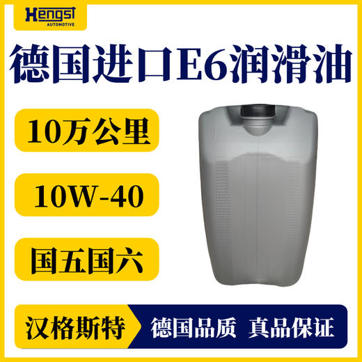 汉格斯特E6国六柴机油10万公里20L燃油燃气发动机通用 商品图3