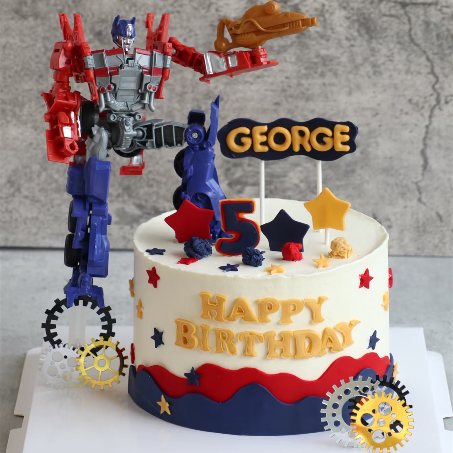 变形金刚擎天柱蛋糕