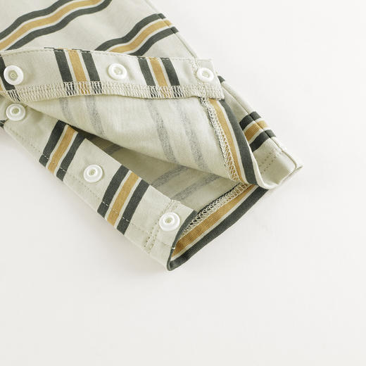 [A类纯棉]马克珍妮男宝宝条纹连体衣婴儿哈衣爬服春装新款250108
 商品图4