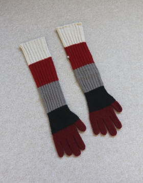 简单粗暴的 哈！妞子滴 粑家的 Sample 喀什米尔山羊绒 长筒的 手套