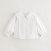 马克珍妮女童甜美花边领衬衫 宝宝纯棉衬衣2025年春装新款250250 商品缩略图2