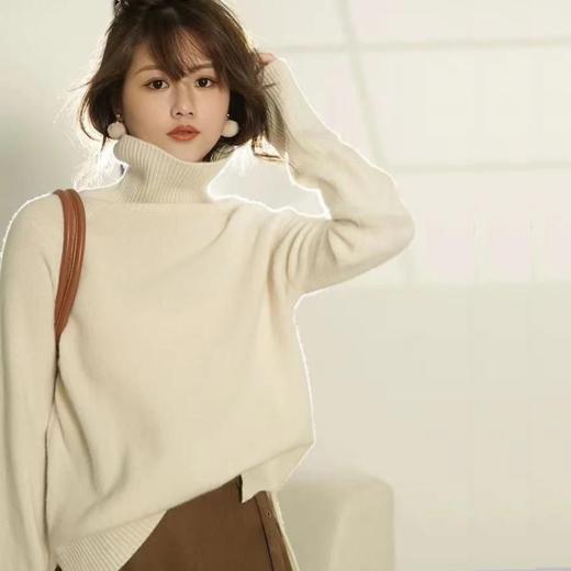 【SUSX】高领纯色羊毛针织衫B018825（下单3-7天发货） 商品图3