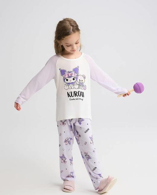 【春上新】8楼爱慕儿童Aimer Kids女孩奶皮酷洛米梦幻熊长睡裤AK142H161，吊牌价329元 商品图1