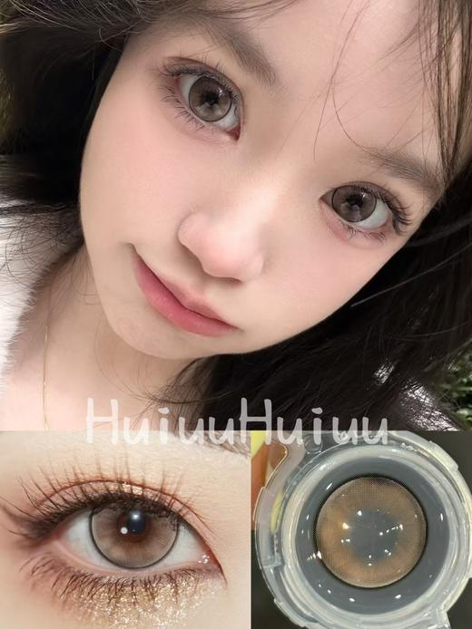 【大直径半年抛】LOVEIIKIRA-香草冰冰棕-14.5mm【半年抛 0-1000度 含有525/575】着色13.9mm 商品图0