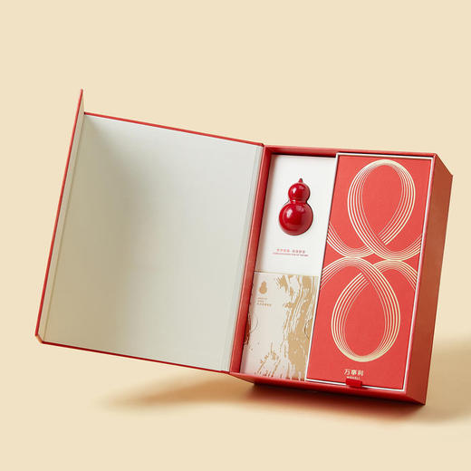 万事利2025年礼羊毛围巾礼盒 福至心灵/鸿运万里 商品图7