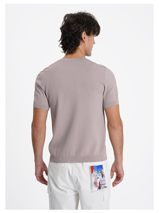 callisto薄雾粉凉感T恤 商品图4