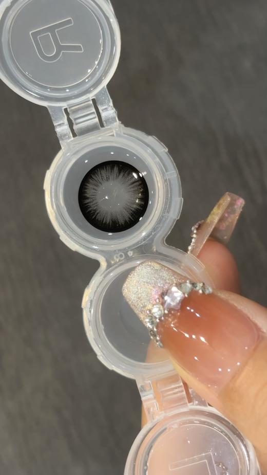 Pinkg半年抛·水晶黑·14.5mm中大着色·韩产2片 商品图9