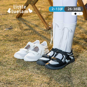 TY-小蓝羊2025新款拼色玛丽珍鞋平底休闲鞋魔术贴调节运动鞋平底单鞋-运动芭蕾