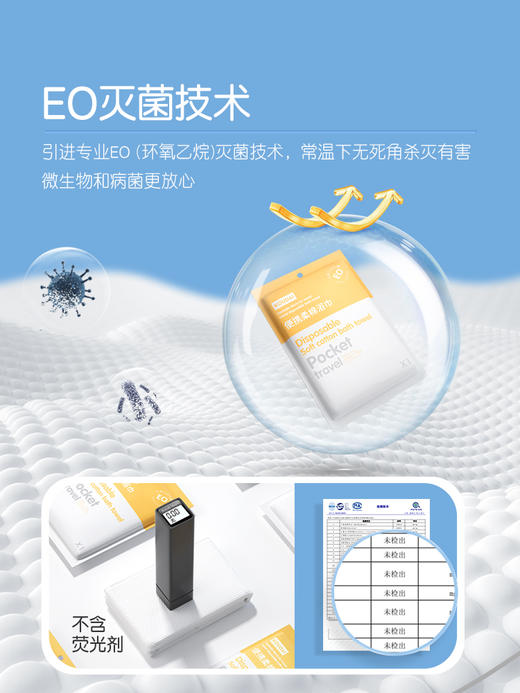口袋旅行 一次性浴巾 商品图5