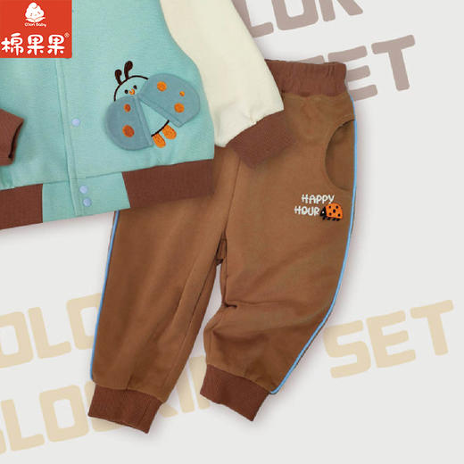 棉果果春季新品商场同款男童针织长裤M112200225141 商品图0