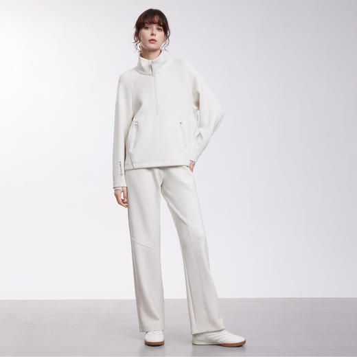 TAGX探观蓝鲸丝运动卫衣套装女2025年早春新款纯色高级感休闲套装 商品图1