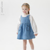 马克珍妮女童爱心牛仔吊带裙宝宝纯棉连衣裙2025年春装新款250200 商品缩略图0