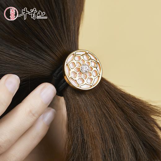 牛首山穹顶星空发绳桑蚕丝简约气质扎头发绳皮筋女头绳丸子头发饰 商品图3