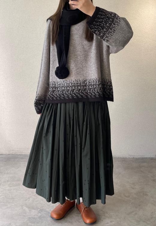 （g）提花针织毛衣 商品图1