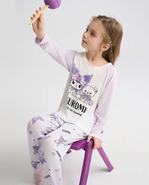 【春上新】8楼爱慕儿童Aimer Kids女孩奶皮酷洛米梦幻熊套头长袖睡衣AK141H161，吊牌价329元 商品图2