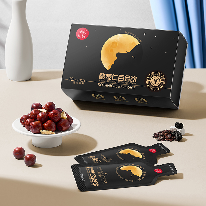 小碗良食酸枣仁百合饮| 植物草本配方搭配配γ-氨基丁酸，晚上睡更香