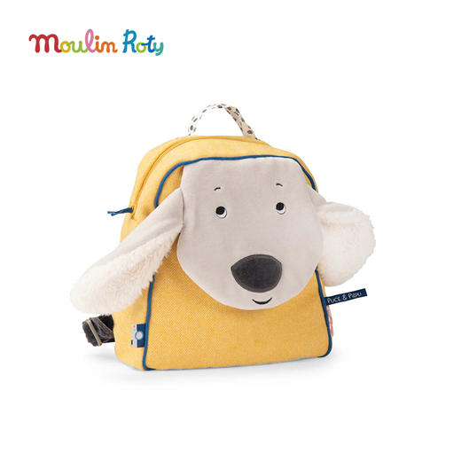 Moulin Roty 小狗普斯儿童背包 儿童背包 适合年龄3岁+ 小狗普斯与皮鲁系列 法国玩具 684018 商品图6