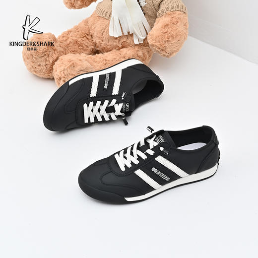 经典鲨2025年春季新款男士潮流拼色平底休闲鞋阿甘鞋KW08-513021 商品图5