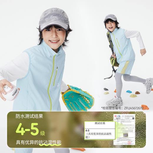 onmygame【山系防泼水】男女童马甲2025新款儿童春季外穿背心外套 商品图1