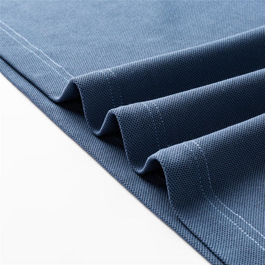 罗蒙【7A抗菌】精美皮标商务polo衫男长袖t恤男春秋t恤男长袖POLO衫 商品图9