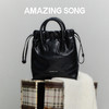 Amazing Song乙颂 流浪袋单肩牛皮斜挎包通勤链条设计水桶托特包女 商品缩略图1