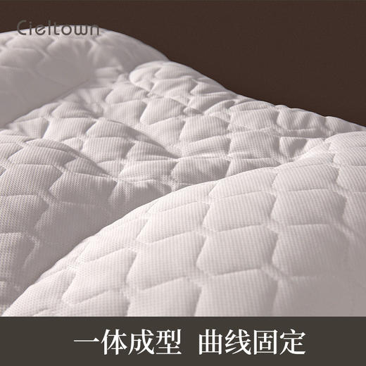 Cieltown/夏尔小镇PE枕头护颈椎助睡眠枕芯单人家用陨墨烯软管枕 陨墨烯软管枕 商品图4