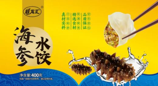 鲜龙汇海参水饺8袋家庭装 商品图0
