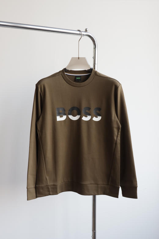 H.B 双面平纹丝光 圆领卫衣 WY891 商品图3