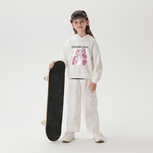 马克珍妮女童潮流百搭工装牛仔裤 儿童裤子2025年春装新款250270 商品图2